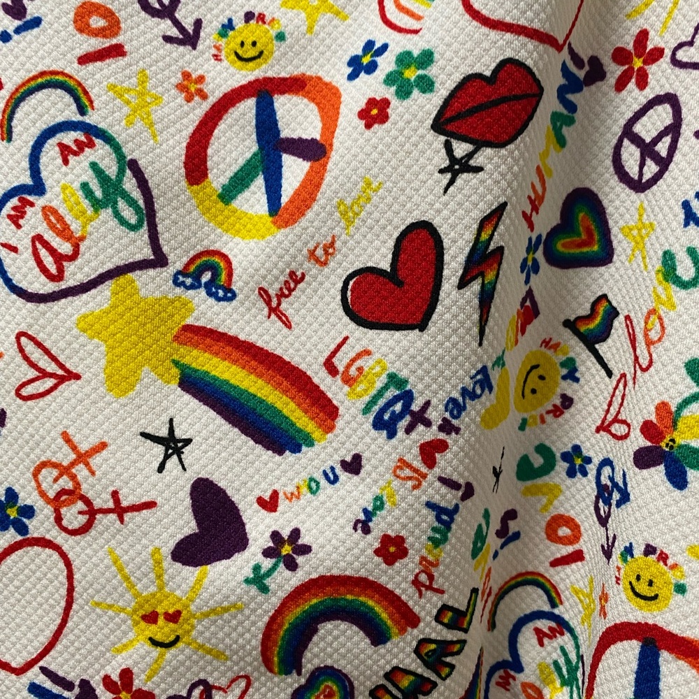 Torrid Rainbow Graphic Pride Equality Dress - image 4